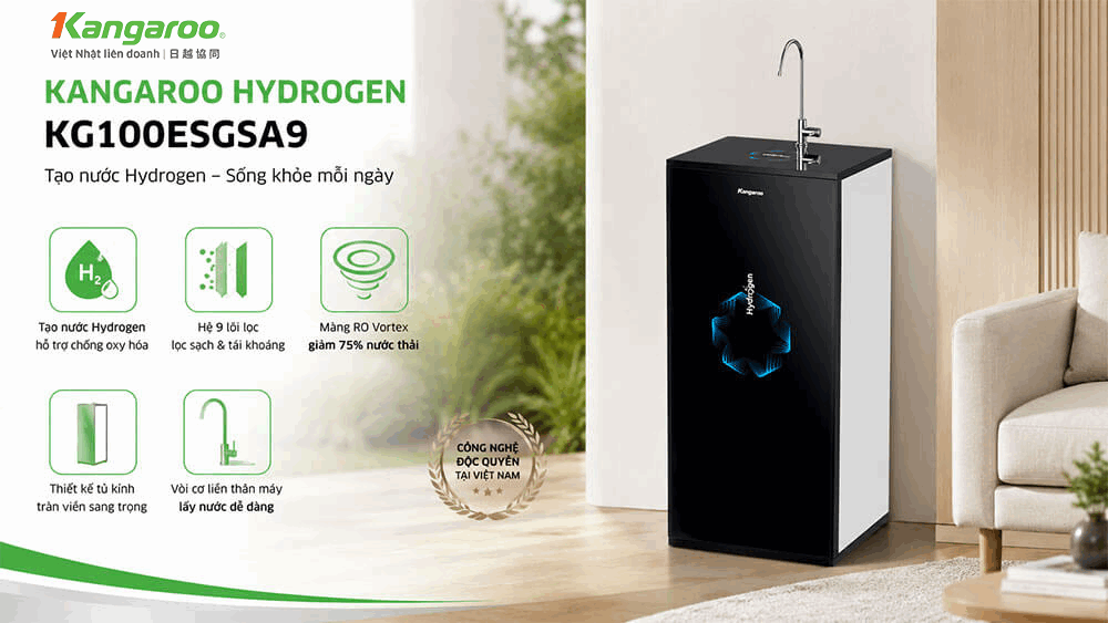 Máy lọc nước Kangaroo Hydrogen KG100ESGSA9